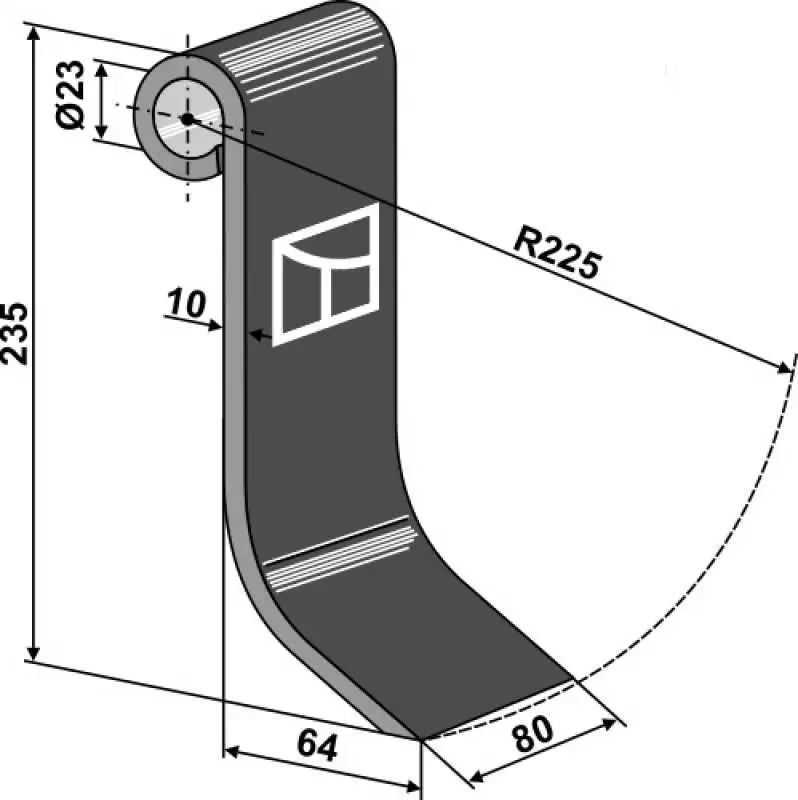 Schlegel 235x80mm